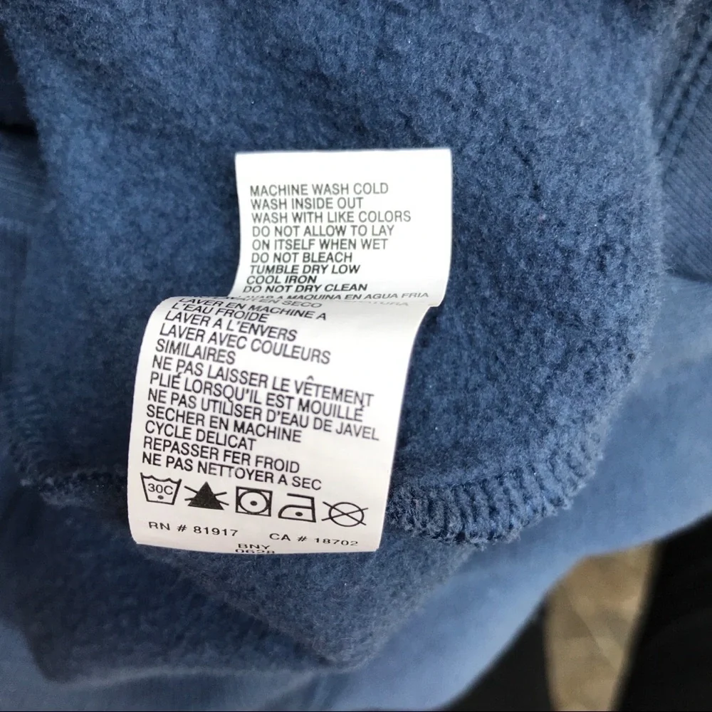 Converse all star Chuck Taylor blue pullover hoodie
